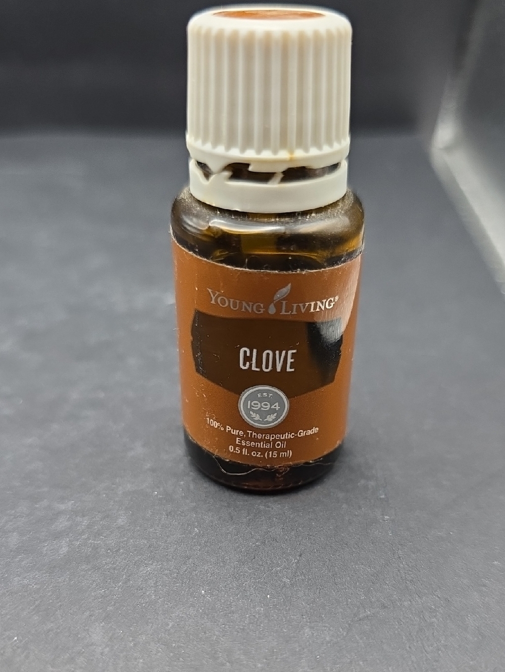 Young Living Clove Essential Oil - Orange Label, White Cap